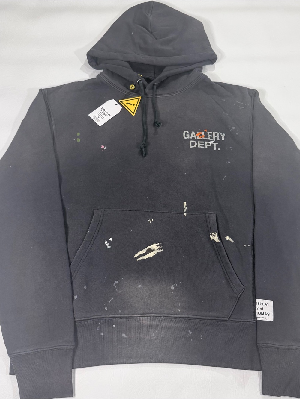 Gallery Dept Washed Black Hoodie